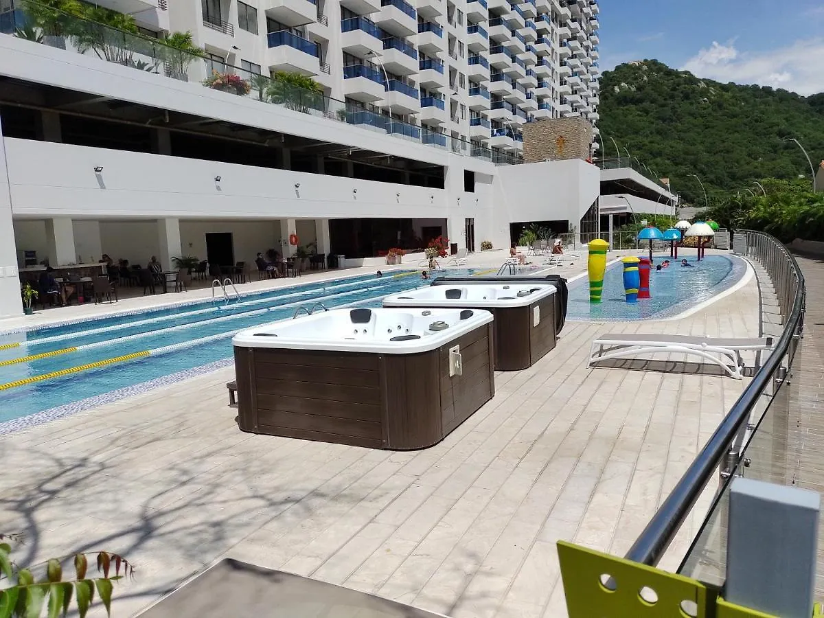 Apartment Confortable Apto 3H Ac Wifi En Club De Playa Al Mar, Sector Zazue, Playa Pozos Colorados Santa Marta